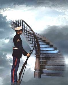 Marine Guasrd stairway to hevan