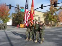 2008-Veterans Day Marine Color Guard.JPG