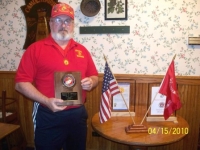Don Griffith, Marine of the Year Award.JPG