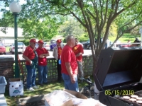 May 15, 2010_ Five supervisors explaining how to ignite a barbeque grill.JPG